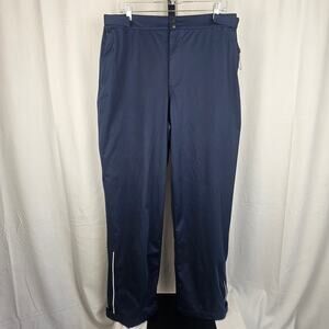 Above The Links Elite Performance Golf Pants XL Navy Waterproof Stretch NWOT